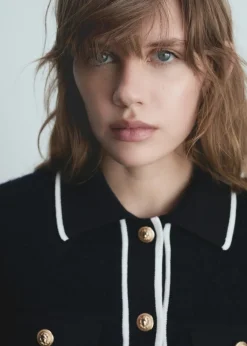 MANGO Kurtki|Swetry I Kardigany*Kurtka z dzianiny z guzikami