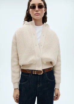 MANGO Kurtki|Swetry I Kardigany*Kurtka z dzianiny z kapturem