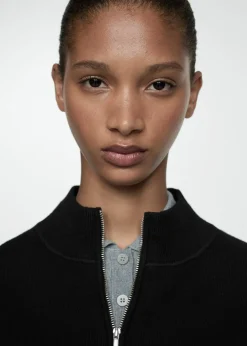 MANGO Kurtki*Kurtka z dzianiny z kieszeniami