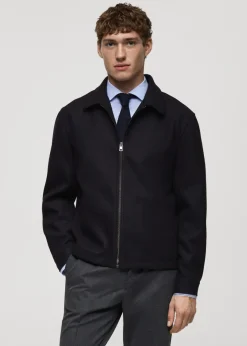 MANGO Kurtki I Koszule Wierzchnie*Kurtka z flaneli regular fit