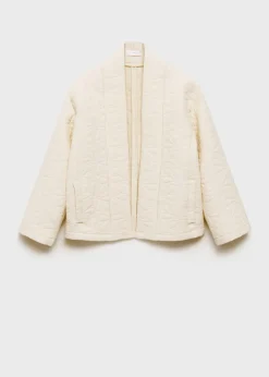 Dzieci MANGO Płaszcze I Kurtki*Kurtka z haftem i teksturą