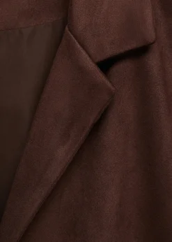 MANGO Kurtki*Kurtka z imitacji zamszu z frędzlami