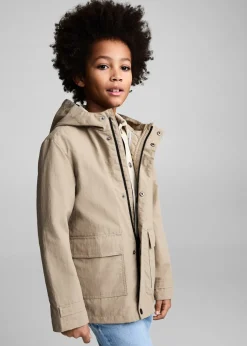 Dzieci MANGO Płaszcze I Kurtki*Kurtka z kapturem