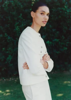 MANGO Kurtki*Kurtka z kieszeniami na guziki