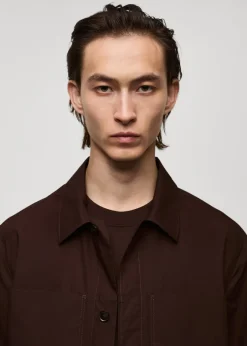 MANGO Kurtki I Koszule Wierzchnie*Kurtka z kieszeniami ze 100% bawełny