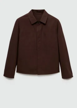 MANGO Kurtki I Koszule Wierzchnie*Kurtka z kieszeniami ze 100% bawełny