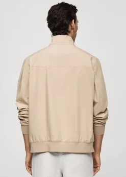 MANGO Kurtki I Koszule Wierzchnie*Kurtka z kieszeniami ze 100% bawełny