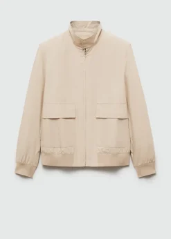 MANGO Kurtki I Koszule Wierzchnie*Kurtka z kieszeniami ze 100% bawełny