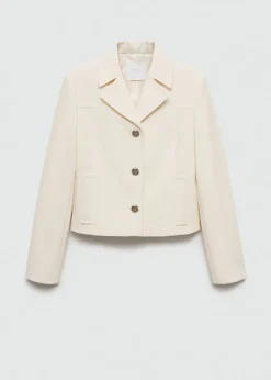 MANGO Kurtki*Kurtka z klapami i metalicznymi guzikami