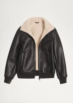 MANGO Kurtki I Koszule Wierzchnie|Płaszcze*Kurtka z kołnierzem z baranka