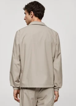 MANGO Kurtki I Koszule Wierzchnie*Kurtka z lyocellu na zamek