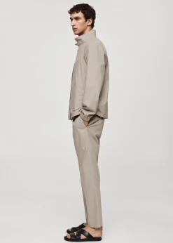 MANGO Kurtki I Koszule Wierzchnie*Kurtka z lyocellu na zamek