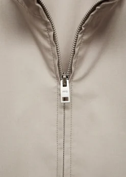 MANGO Kurtki I Koszule Wierzchnie*Kurtka z lyocellu na zamek