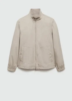 MANGO Kurtki I Koszule Wierzchnie*Kurtka z lyocellu na zamek