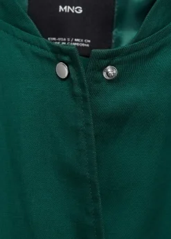 MANGO Kurtki*Kurtka z lyocellu z kieszeniami