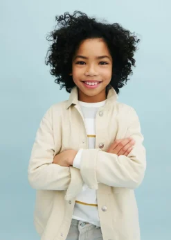 Dzieci MANGO Płaszcze I Kurtki*Kurtka z serży z kieszeniami