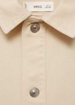 Dzieci MANGO Płaszcze I Kurtki*Kurtka z serży z kieszeniami