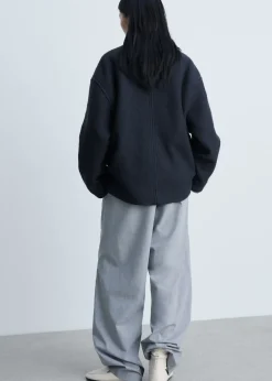 MANGO Kurtki*Kurtka z wełny z wysokim kołnierzem