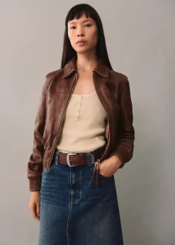 MANGO Kurtki|Skóra*Kurtka ze skóry 100%