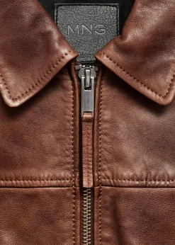 MANGO Kurtki|Skóra*Kurtka ze skóry 100%
