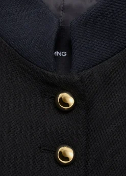 MANGO Kurtki*Kurtka ze stójką i ozdobnymi guzikami