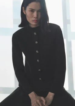 MANGO Kurtki|Swetry I Kardigany*Kurtka ze stójką i ozdobnymi guzikami