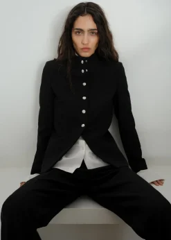 MANGO Kurtki*Kurtka ze stójką i ozdobnymi guzikami