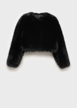 MANGO Płaszcze|Kurtki*Kurtka ze sztucznego futra