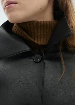 MANGO Płaszcze|Kurtki*Kurtka ze sztucznej skóry z kieszeniami