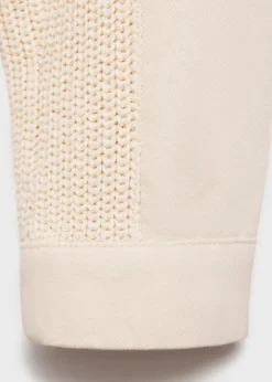 MANGO Kurtki*Kurtka ze wstawkami z dzianiny