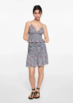 MANGO Koszule I Bluzki*Kwiatowy top