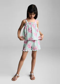 Dzieci MANGO Koszule I Bluzki*Kwiatowy top