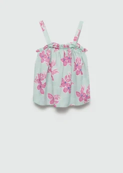 Dzieci MANGO Koszule I Bluzki*Kwiatowy top