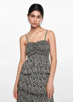 MANGO Koszule I Bluzki*Kwiatowy top