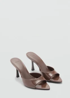 MANGO Buty*Lakierowane buty na obcasie