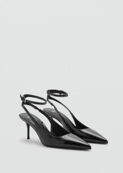 MANGO Buty*Lakierowane buty na obcasie