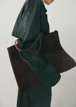 MANGO Torebki|Akcesoria Skórzane*Leather shopper bag with stitching