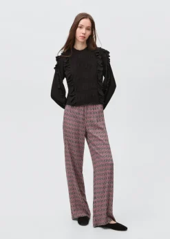 MANGO Koszule I Bluzki*Lejąca bluzka z marszczeniem