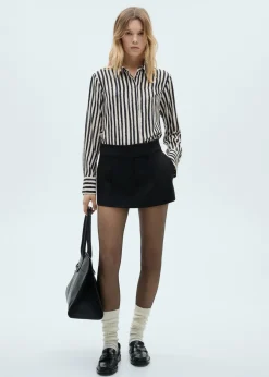 MANGO Koszule I Bluzki*Lejąca koszula w pasy