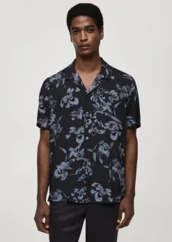 MANGO Koszule*Lejąca koszula z hawajskim wzorem