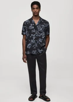 MANGO Koszule*Lejąca koszula z hawajskim wzorem