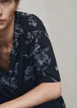 MANGO Koszule*Lejąca koszula z hawajskim wzorem