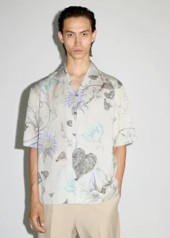 MANGO Koszule*Lejąca koszula z kwiatowym wzorem