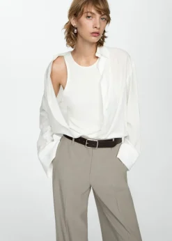 MANGO Koszule I Bluzki*Lejąca koszula z lyocellu