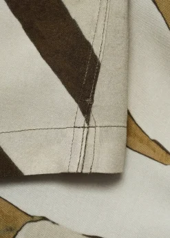 MANGO Koszule*Lejąca koszula z nadrukiem i kołnierzykiem bowling