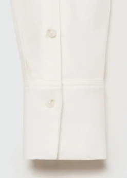 MANGO Koszule I Bluzki*Lejąca koszula zapinana na guziki