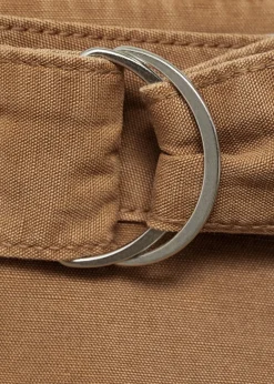 MANGO Dżinsy|Spodnie*Lejące spodnie wideleg z paskiem