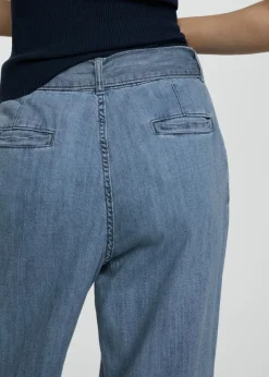 MANGO Dżinsy|Spodnie*Lejące spodnie wideleg z paskiem