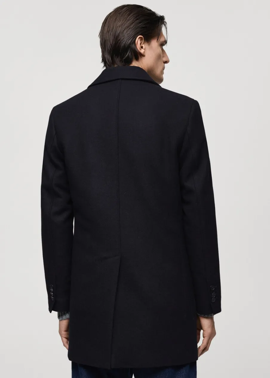 MANGO Płaszcze*Lekki płaszcz z wełny z recyklingu