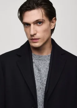 MANGO Płaszcze*Lekki płaszcz z wełny z recyklingu